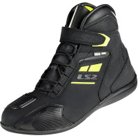 LS2 Garra Waterproof Boots - Black / Hi Viz Yellow